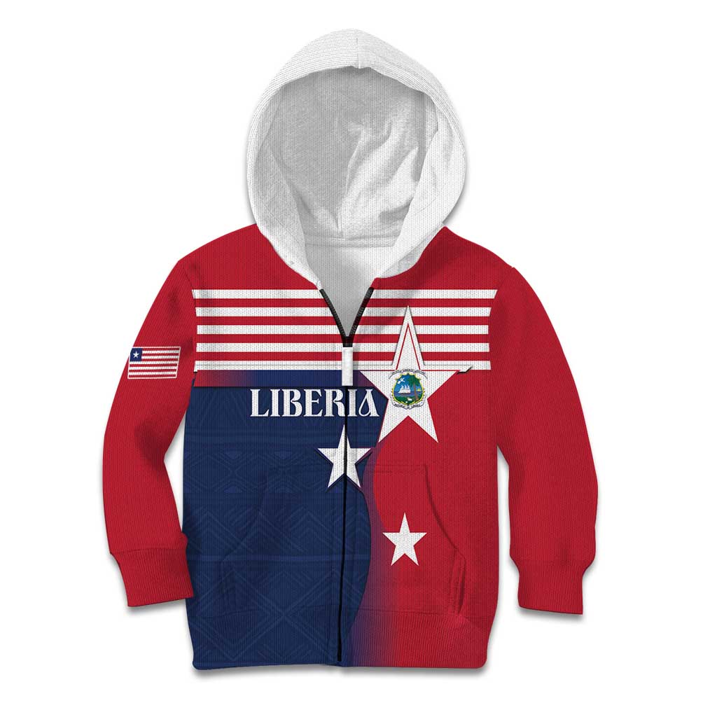 Liberia National Flag Day Kid Hoodie All Hail Liberia Hail