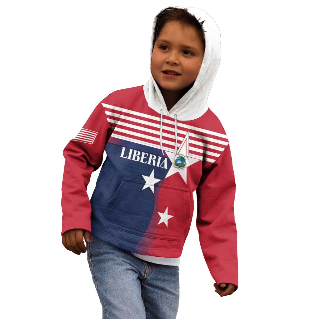 Liberia National Flag Day Kid Hoodie All Hail Liberia Hail