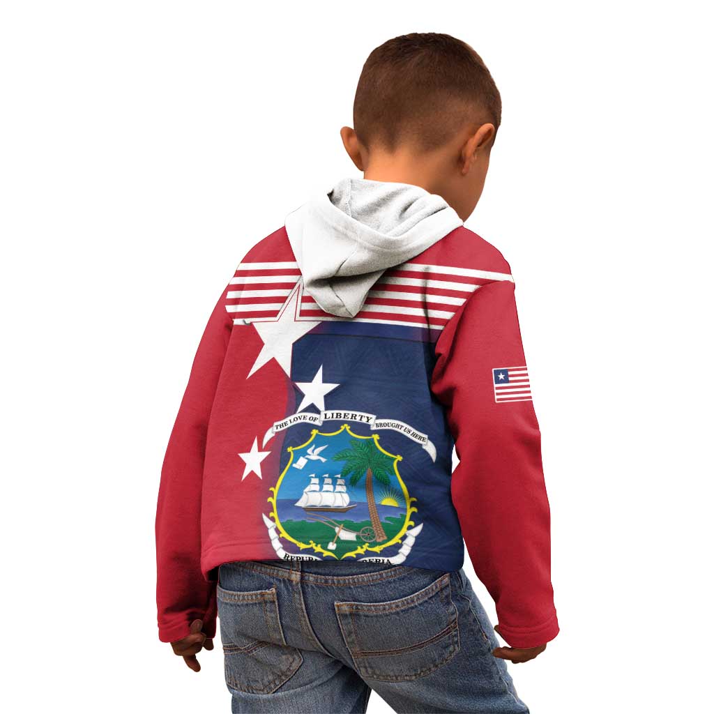 Liberia National Flag Day Kid Hoodie All Hail Liberia Hail