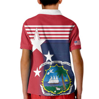 Liberia National Flag Day Kid Polo Shirt All Hail Liberia Hail