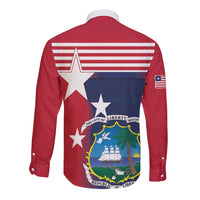 Liberia National Flag Day Long Sleeve Button Shirt All Hail Liberia Hail