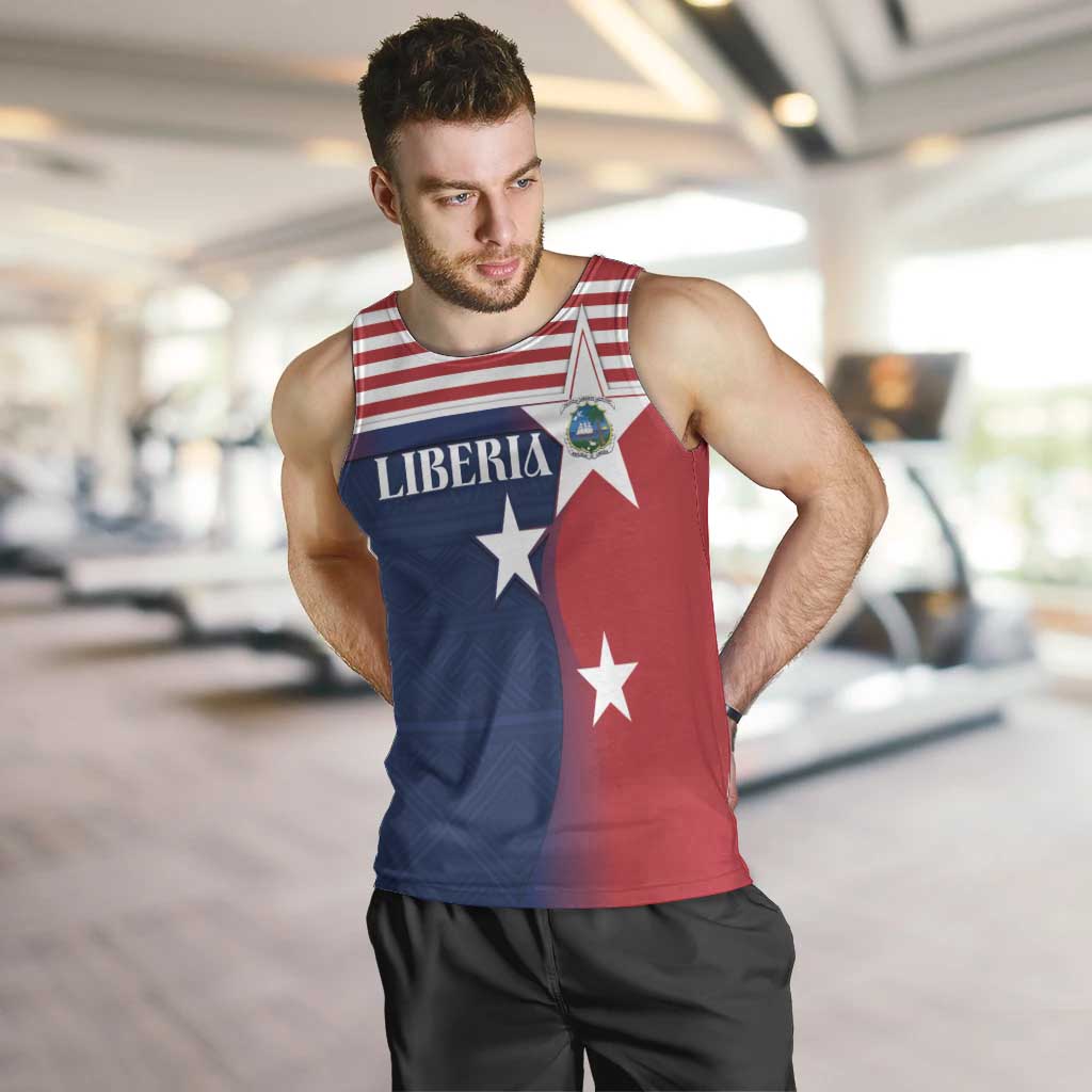 Liberia National Flag Day Men Tank Top All Hail Liberia Hail