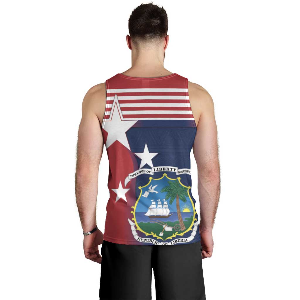 Liberia National Flag Day Men Tank Top All Hail Liberia Hail