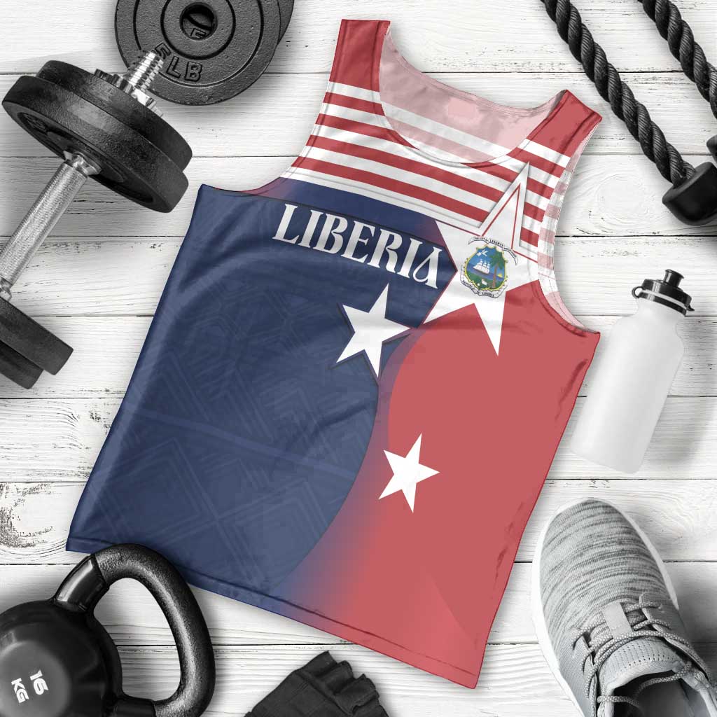 Liberia National Flag Day Men Tank Top All Hail Liberia Hail