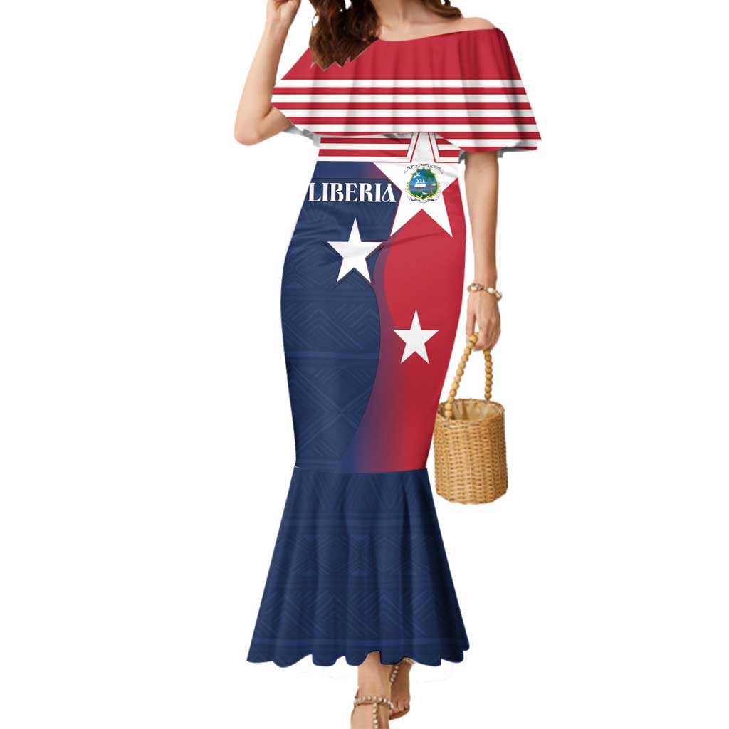 Liberia National Flag Day Mermaid Dress All Hail Liberia Hail