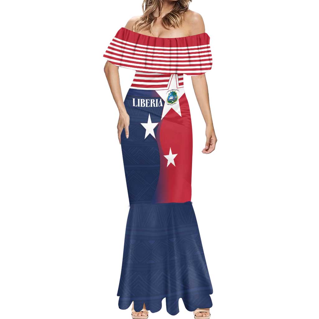 Liberia National Flag Day Mermaid Dress All Hail Liberia Hail