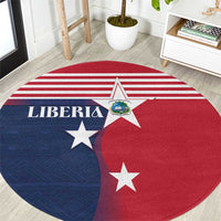 Liberia National Flag Day Round Carpet All Hail Liberia Hail