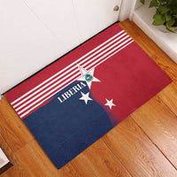 Liberia National Flag Day Rubber Doormat All Hail Liberia Hail