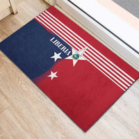 Liberia National Flag Day Rubber Doormat All Hail Liberia Hail