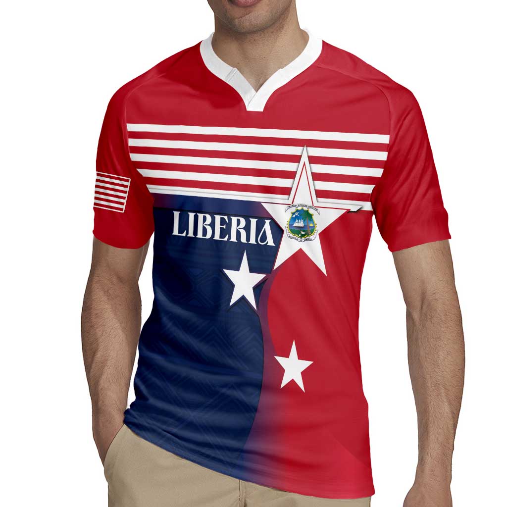 Liberia National Flag Day Rugby Jersey All Hail Liberia Hail