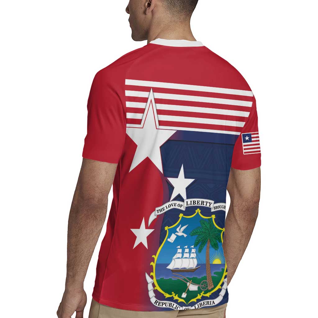 Liberia National Flag Day Rugby Jersey All Hail Liberia Hail