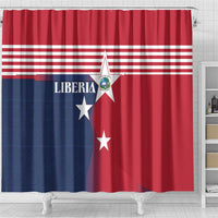 Liberia National Flag Day Shower Curtain All Hail Liberia Hail
