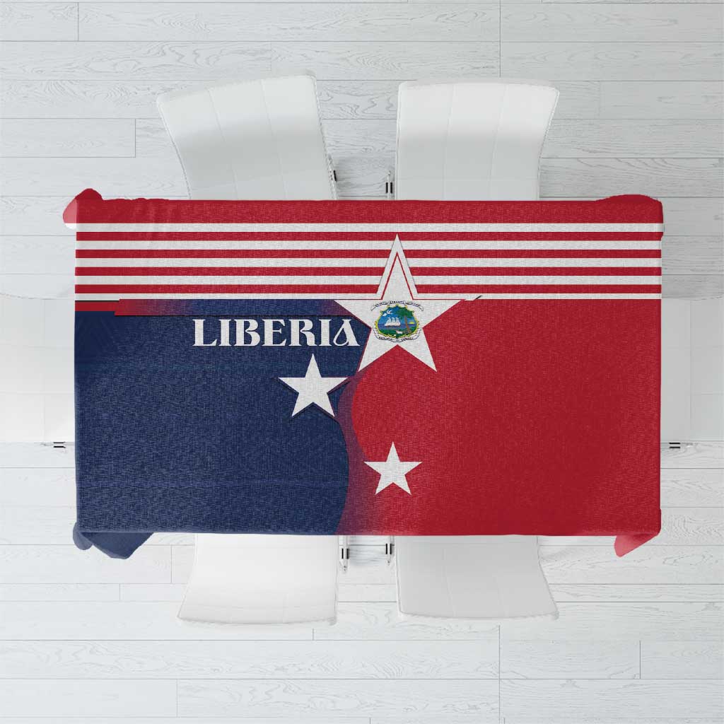 Liberia National Flag Day Tablecloth All Hail Liberia Hail