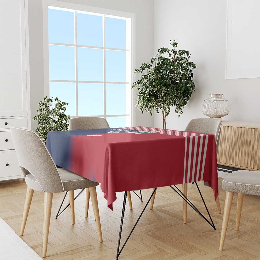 Liberia National Flag Day Tablecloth All Hail Liberia Hail