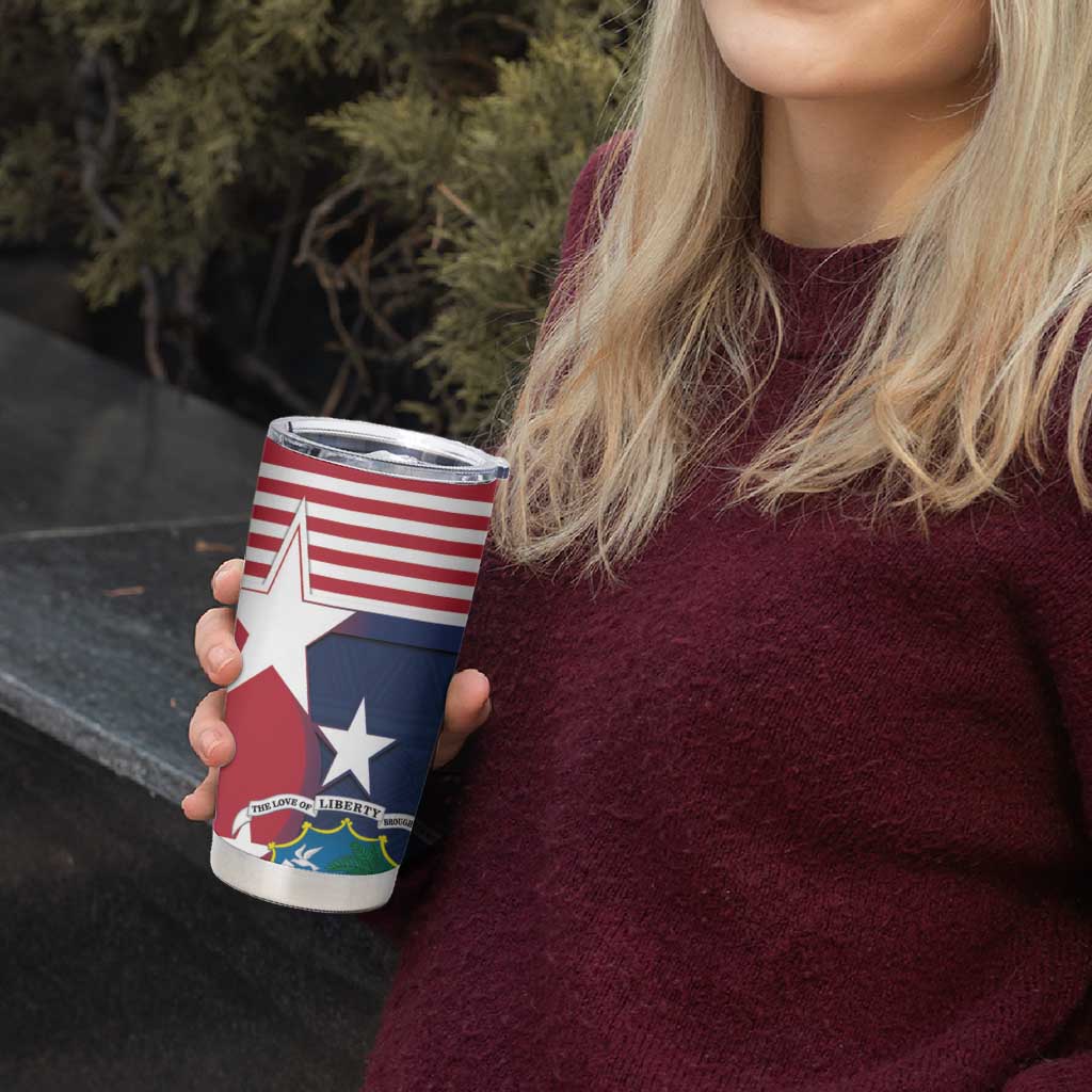 Liberia National Flag Day Tumbler Cup All Hail Liberia Hail