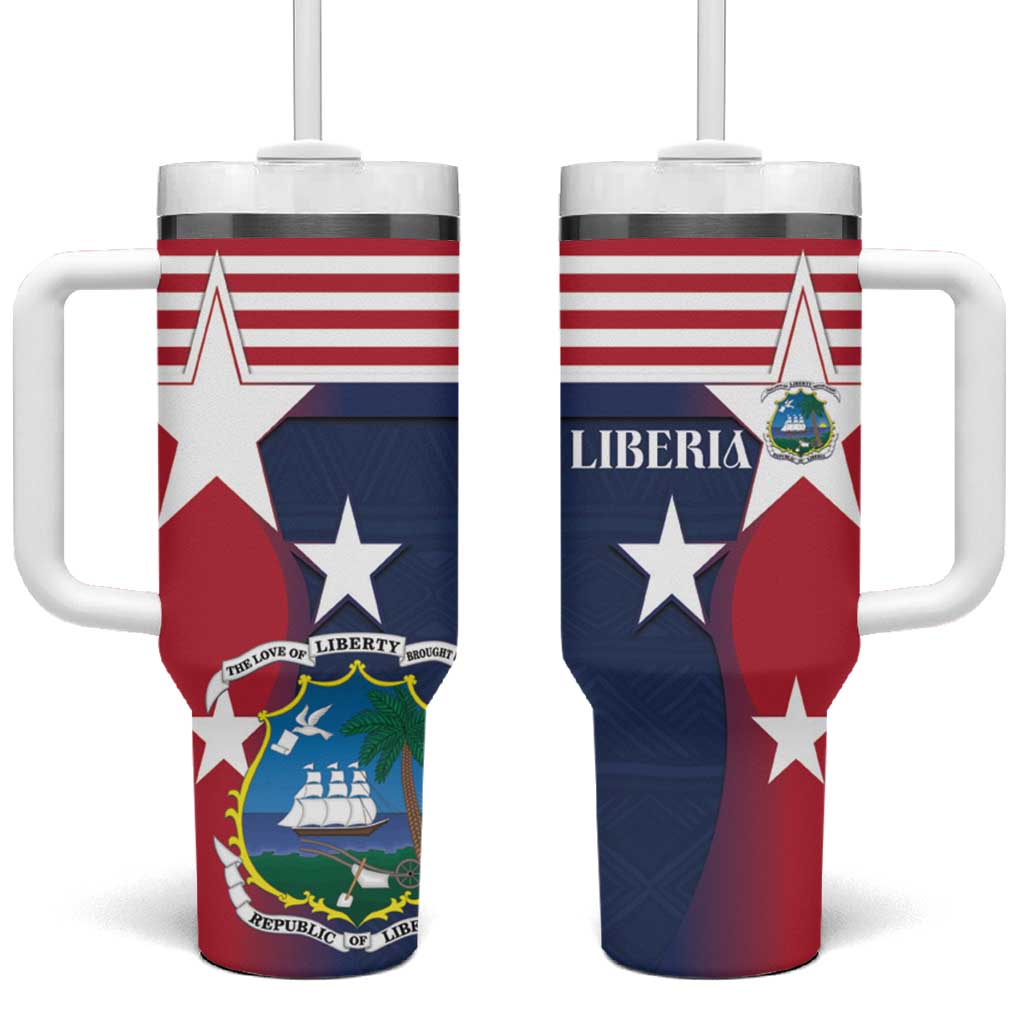 Liberia National Flag Day Tumbler With Handle All Hail Liberia Hail