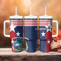 Liberia National Flag Day Tumbler With Handle All Hail Liberia Hail