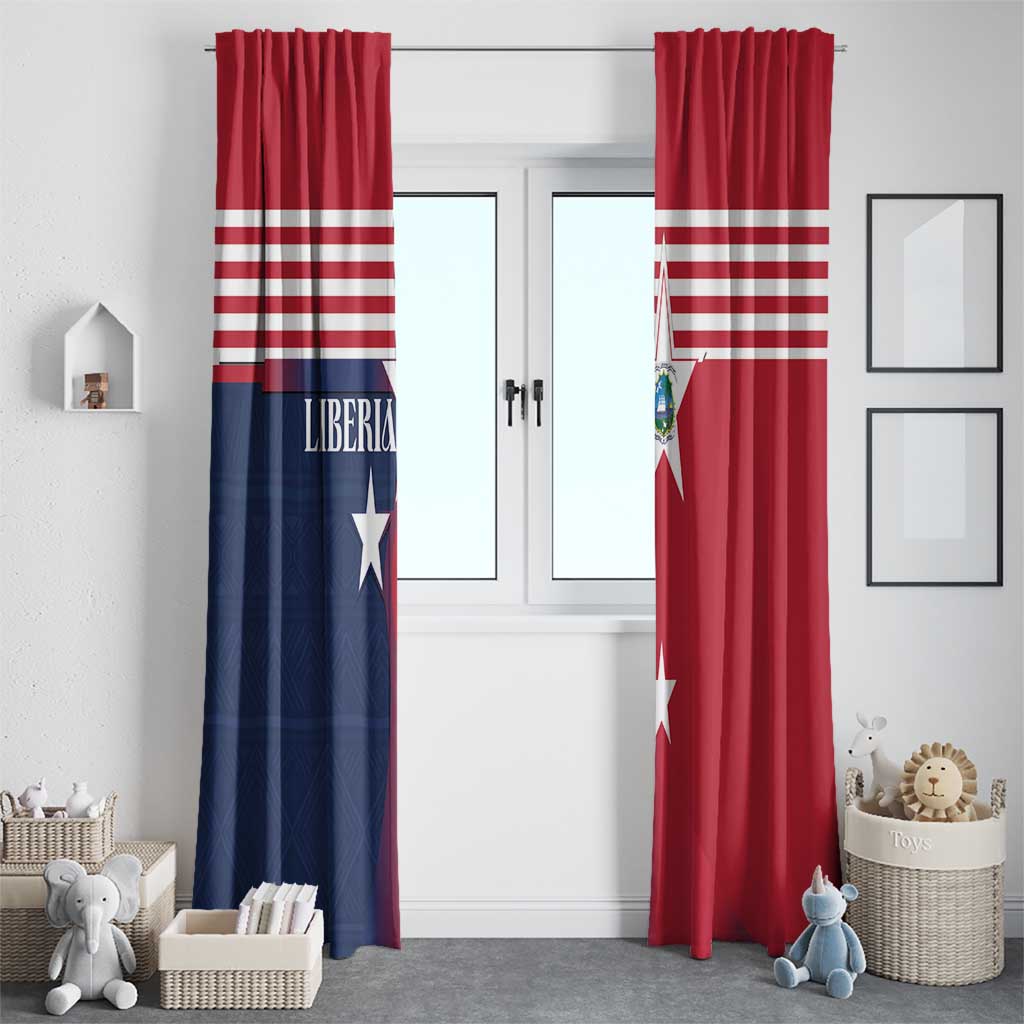 Liberia National Flag Day Window Curtain All Hail Liberia Hail