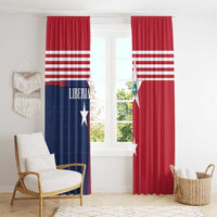 Liberia National Flag Day Window Curtain All Hail Liberia Hail