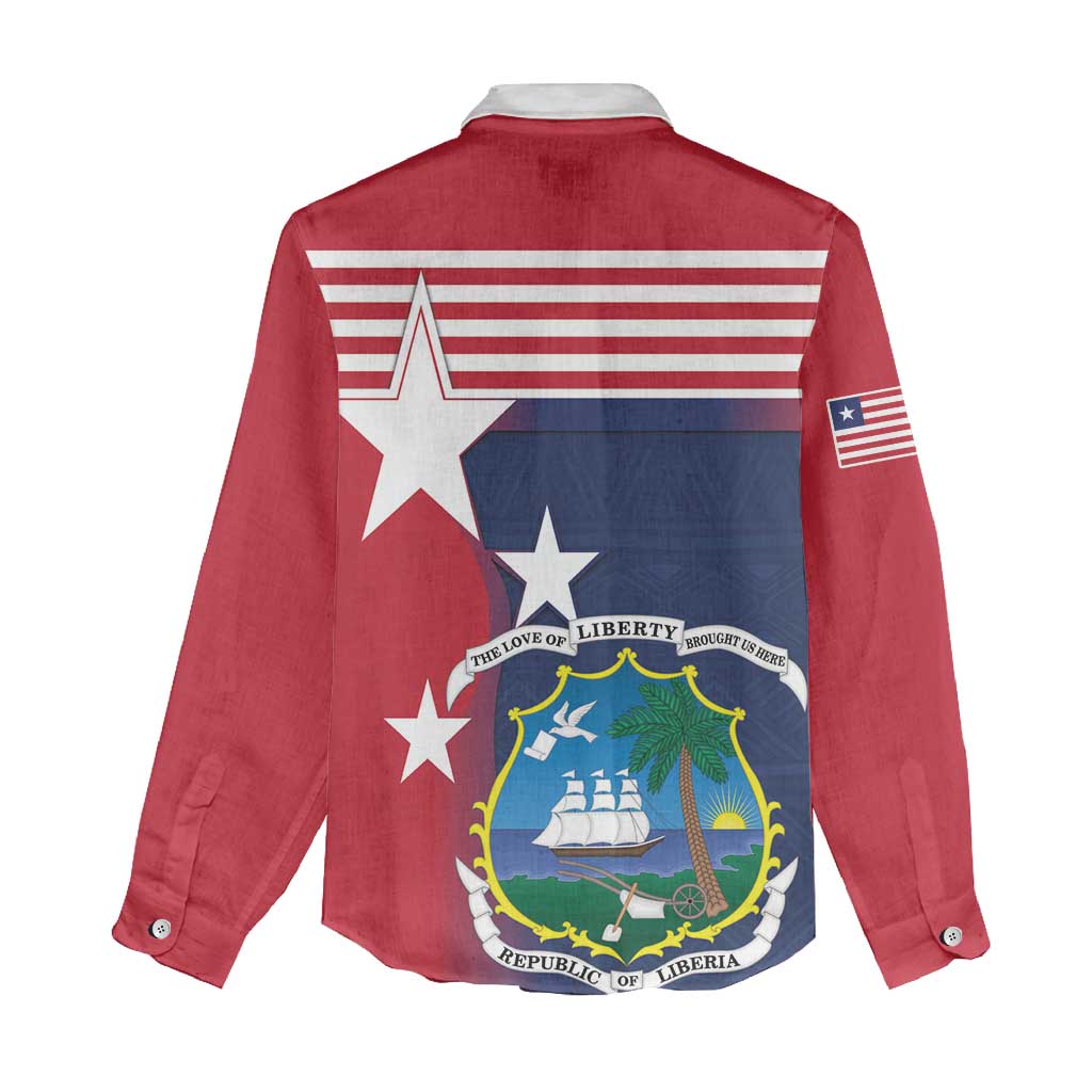 Liberia National Flag Day Women Casual Shirt All Hail Liberia Hail