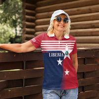 Liberia National Flag Day Women Polo Shirt All Hail Liberia Hail