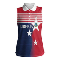Liberia National Flag Day Women Sleeveless Polo Shirt All Hail Liberia Hail