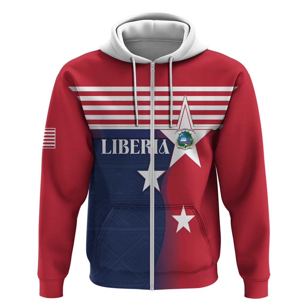 Liberia National Flag Day Zip Hoodie All Hail Liberia Hail