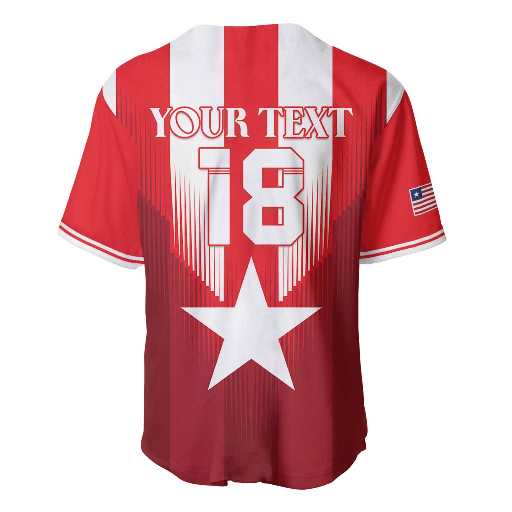 Custom Liberia Football Baseball Jersey Lone Stars Go Champion