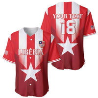 Custom Liberia Football Baseball Jersey Lone Stars Go Champion