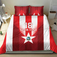 Custom Liberia Football Bedding Set Lone Stars Go Champion