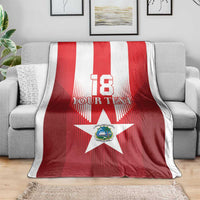 Custom Liberia Football Blanket Lone Stars Go Champion