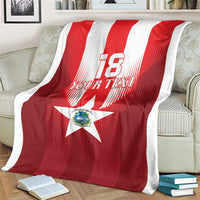 Custom Liberia Football Blanket Lone Stars Go Champion