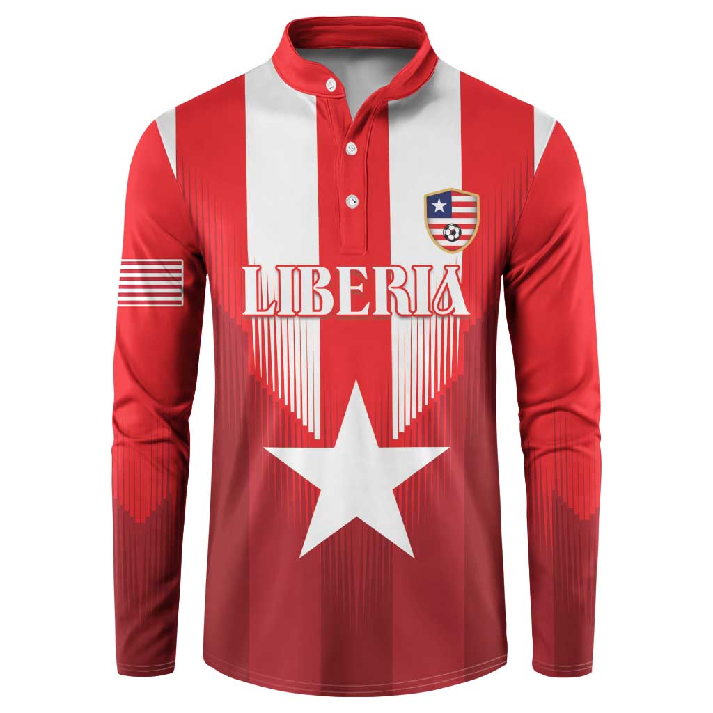 Custom Liberia Football Button Sweatshirt Lone Stars Go Champion