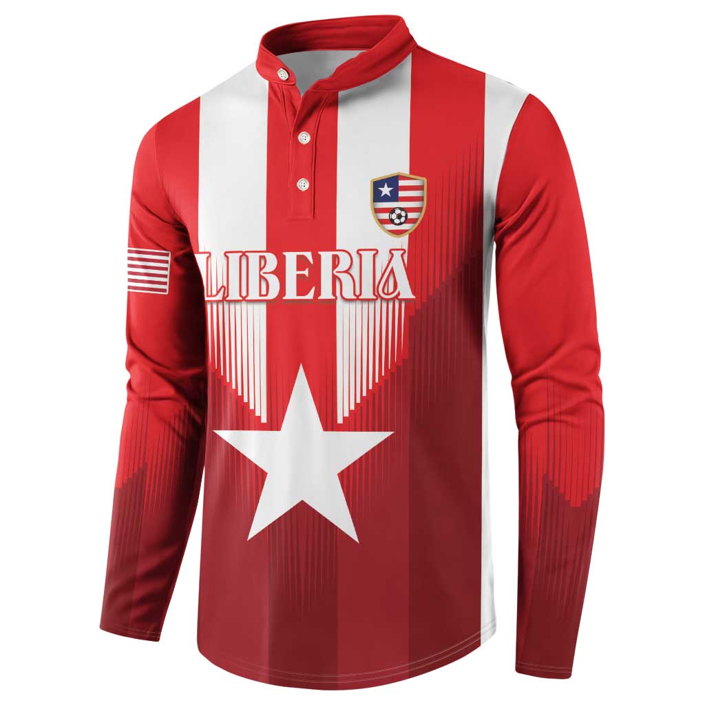 Custom Liberia Football Button Sweatshirt Lone Stars Go Champion