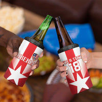 Custom Liberia Football 4 in 1 Can Cooler Tumbler Lone Stars Go Champion