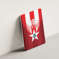Custom Liberia Football Canvas Wall Art Lone Stars Go Champion