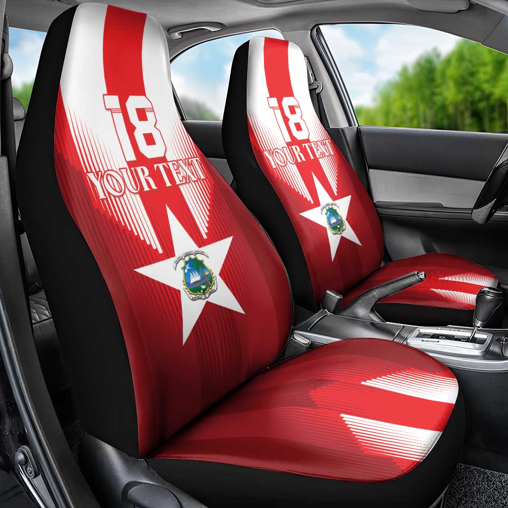 Custom Liberia Football Car Seat Cover Lone Stars Go Champion