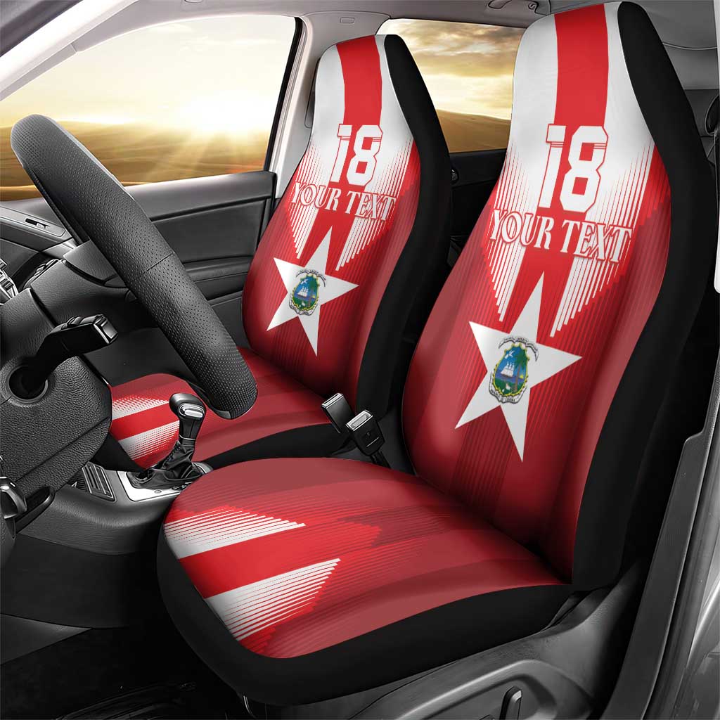Custom Liberia Football Car Seat Cover Lone Stars Go Champion
