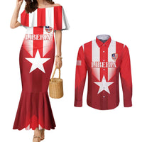 Custom Liberia Football Couples Matching Mermaid Dress and Long Sleeve Button Shirt Lone Stars Go Champion