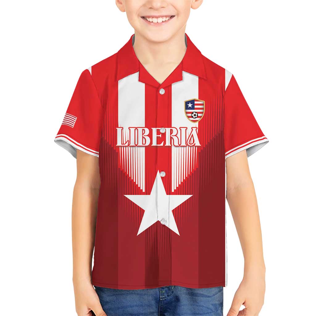 Custom Liberia Football Family Matching Long Sleeve Bodycon Dress and Hawaiian Shirt Lone Stars Go Champion