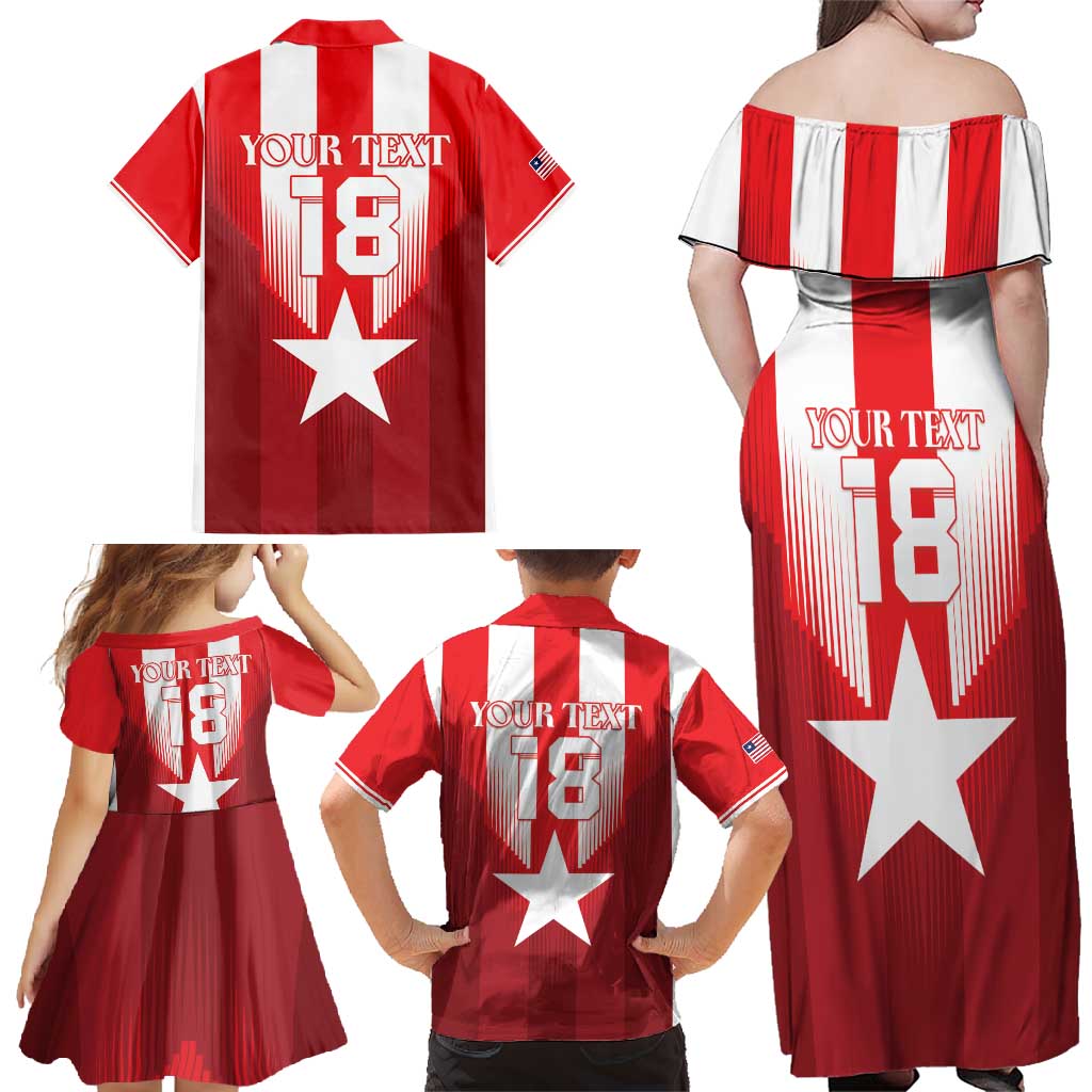 Custom Liberia Football Family Matching Off Shoulder Maxi Dress and Hawaiian Shirt Lone Stars Go Champion