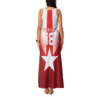 Custom Liberia Football Family Matching Tank Maxi Dress and Hawaiian Shirt Lone Stars Go Champion