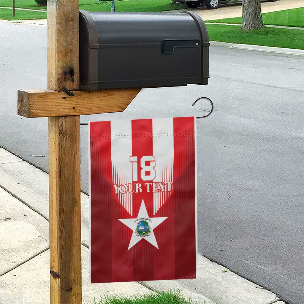 Custom Liberia Football Garden Flag Lone Stars Go Champion