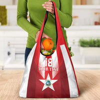 Custom Liberia Football Grocery Bag Lone Stars Go Champion