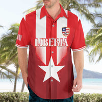 Custom Liberia Football Hawaiian Shirt Lone Stars Go Champion