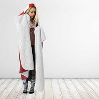 Custom Liberia Football Hooded Blanket Lone Stars Go Champion