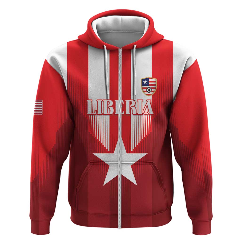 Custom Liberia Football Hoodie Lone Stars Go Champion