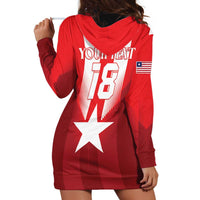 Custom Liberia Football Hoodie Dress Lone Stars Go Champion