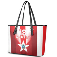 Custom Liberia Football Leather Tote Bag Lone Stars Go Champion