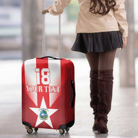 Custom Liberia Football Luggage Cover Lone Stars Go Champion